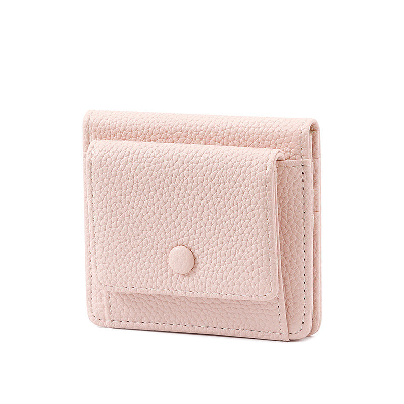 Women's Two-fold Simple Short High-grade Thin Card Holder