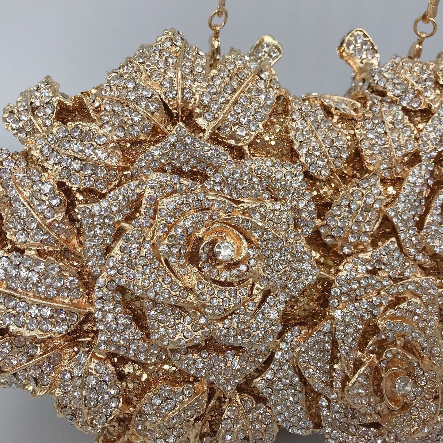 Women's Spring Luxury Fashion For Dinner Rose Shape Evening Bags