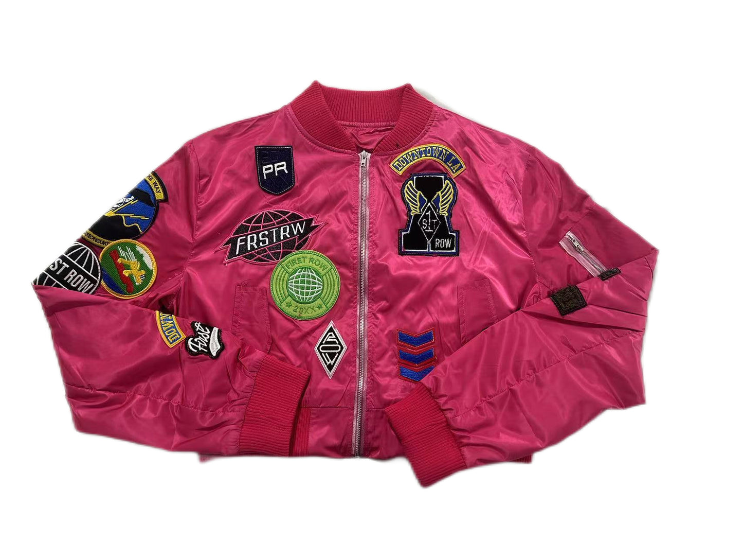 Women's Trendy Long Sleeve Embroidered Decorative Sticker Jackets
