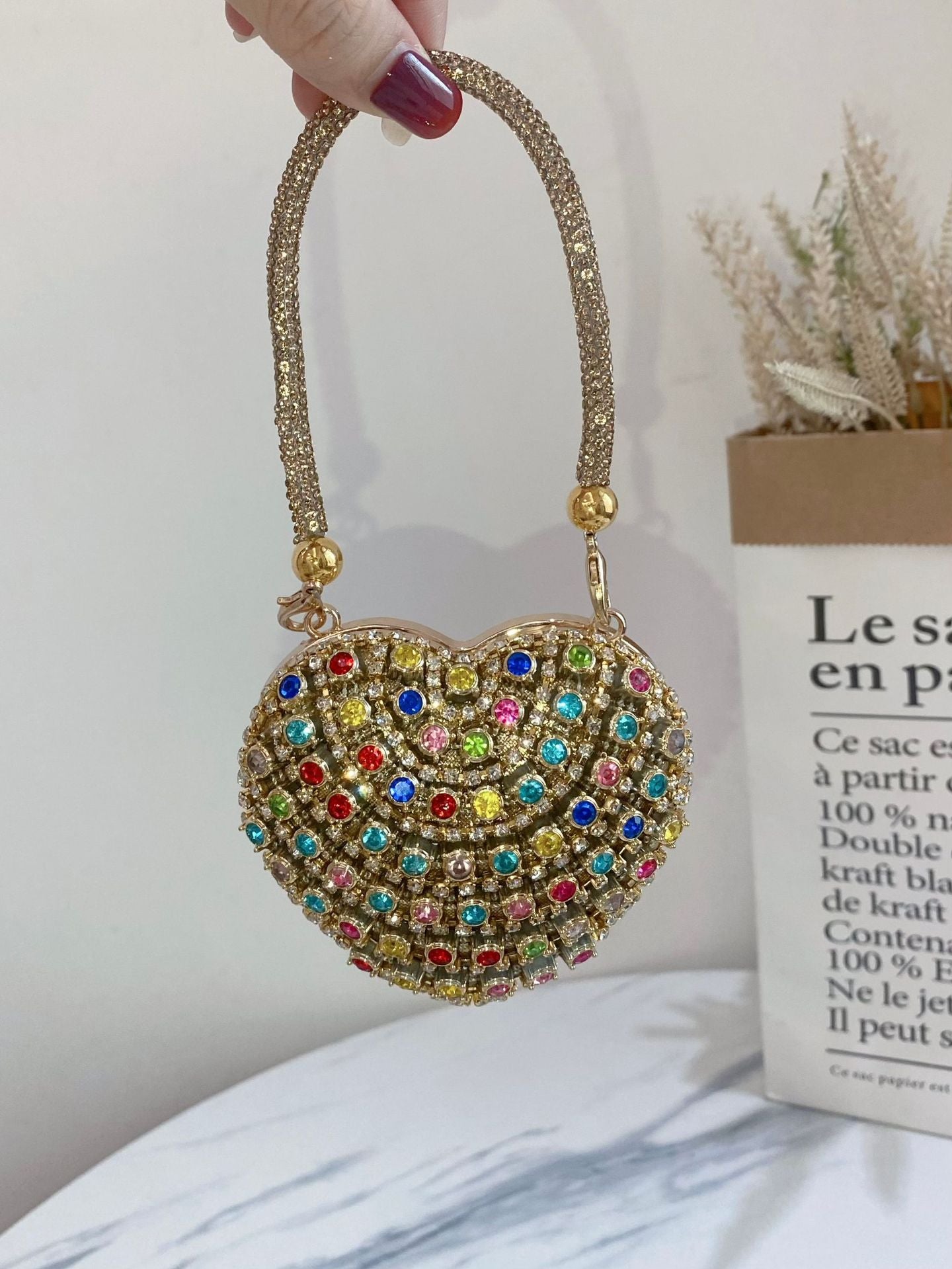 Retro Fashion Heart High-grade Mini Simple Bags