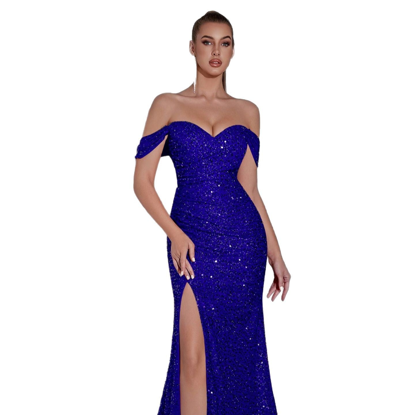 Innovative Party Sequined Split Elegant Fashion Dress
