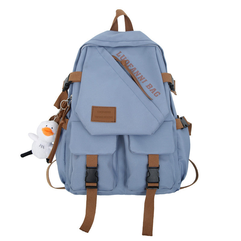 High Male Large Capacity Primary Simple Backpacks