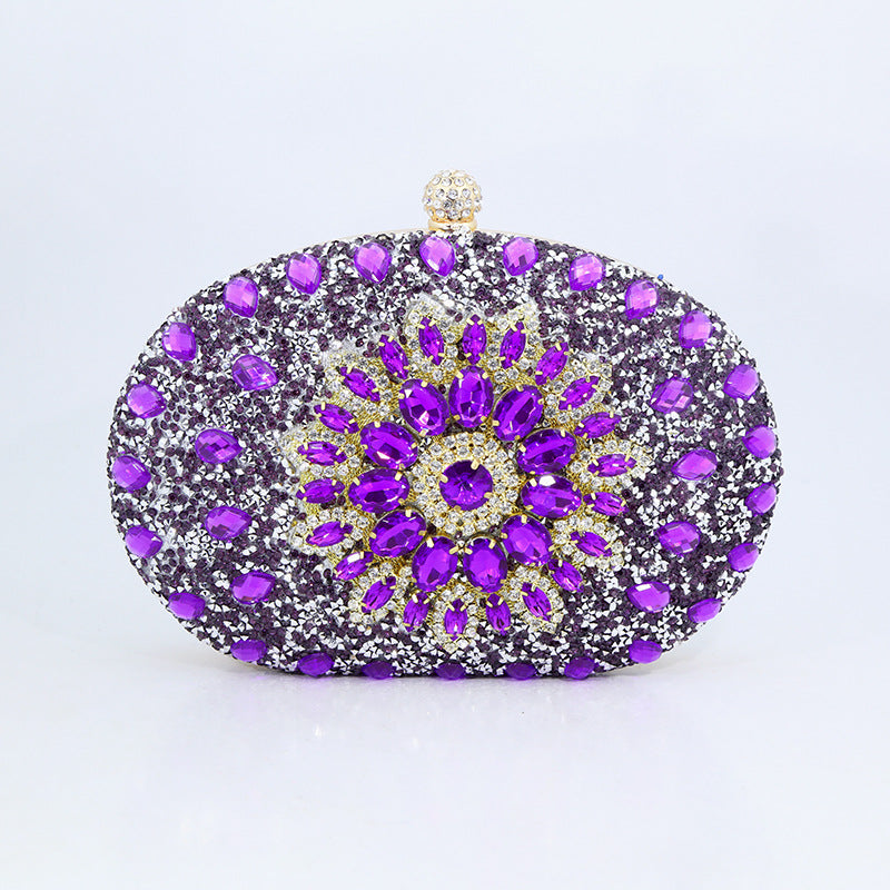 Women's Sunflower Diamond Cheongsam Formal Dress Evening Bags
