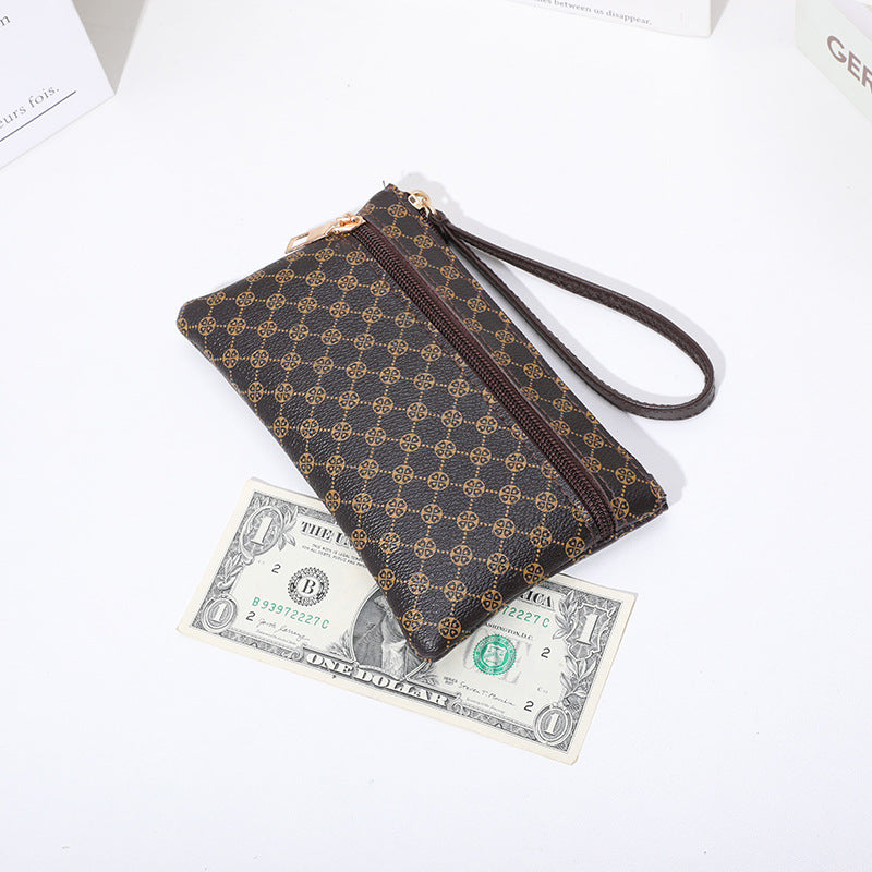 Women's Trendy Classic Presbyopic Pattern Mid-length Double Ladies Wallets