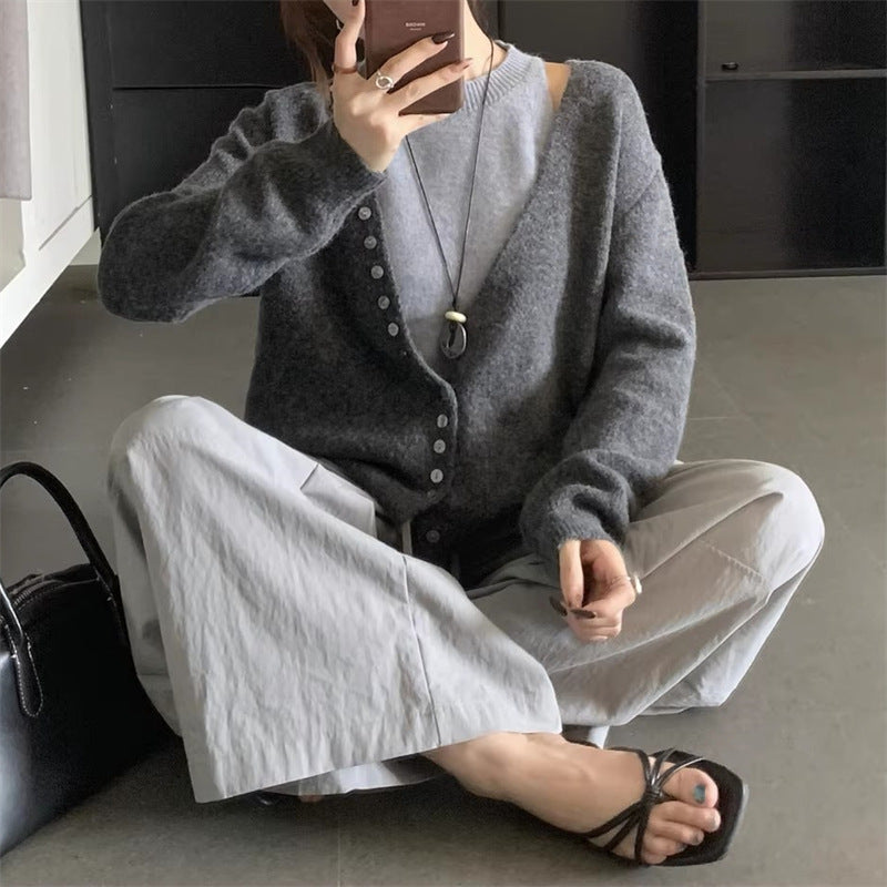 Women's Design Slimming Long Sleeves Contrast Color Suits