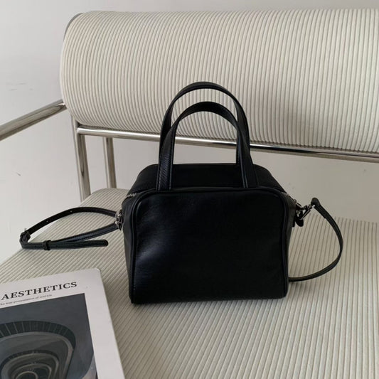 Women's High-grade Fashion Exquisite Carrying Genuine Leather Small Square Bags