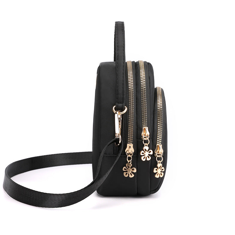 Women's Mobile Mini Canvas Clutch Portable Phone Bags
