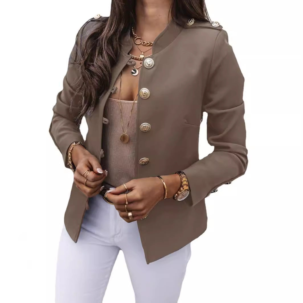 Elegant Casual Comfortable Long Sleeve Breasted Small Suit