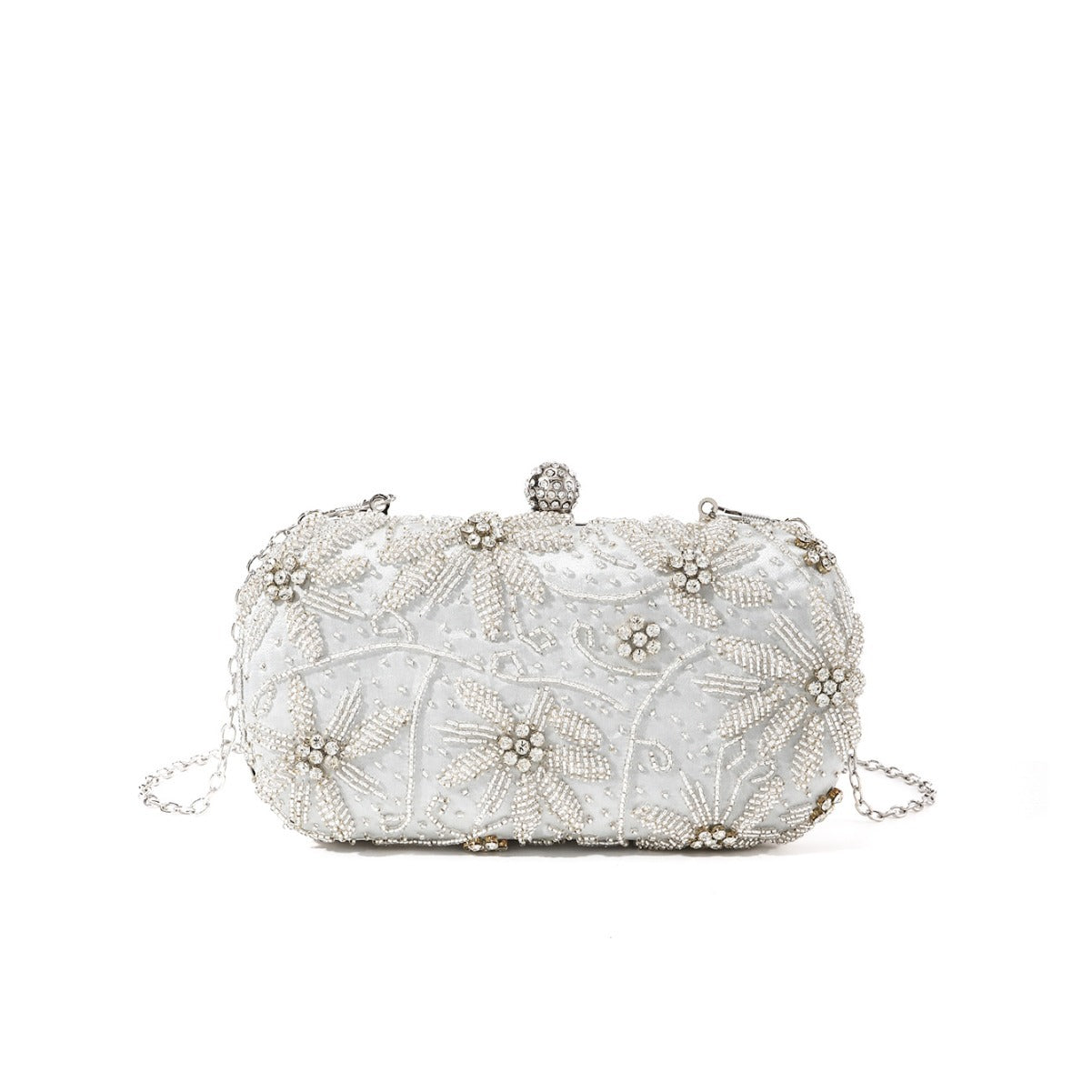 Women's Rhinestone Handmade Three-dimensional Embroidery Beaded Diamond Bridal Evening Bags