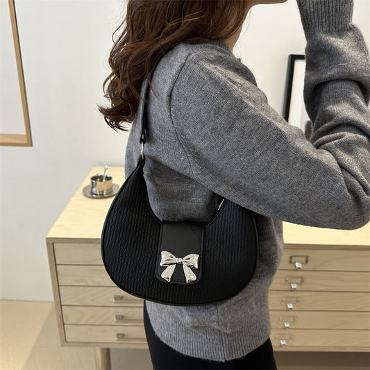 Women's French Portable Fashion Minority Winter Underarm Shoulder Bags