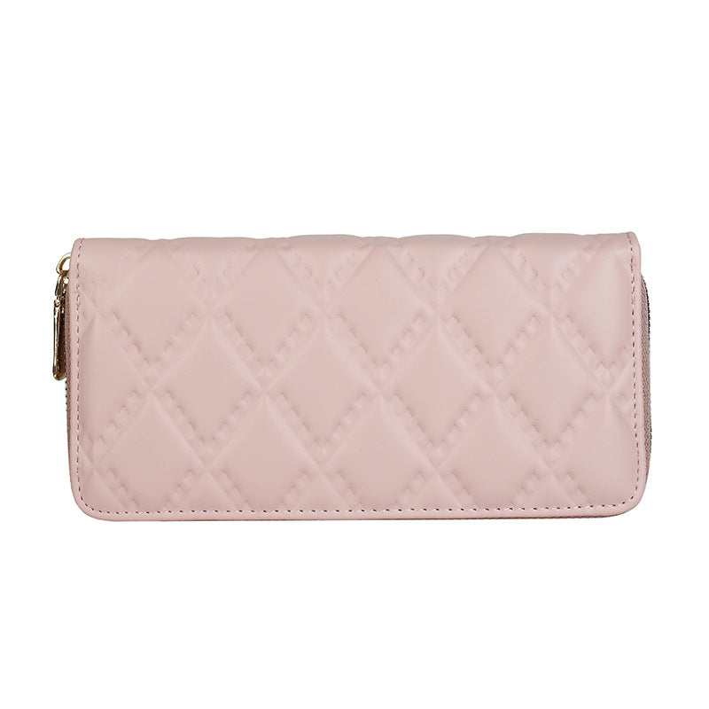 Women's Long Clutch Large Capacity Embossed Leather Ladies Wallets