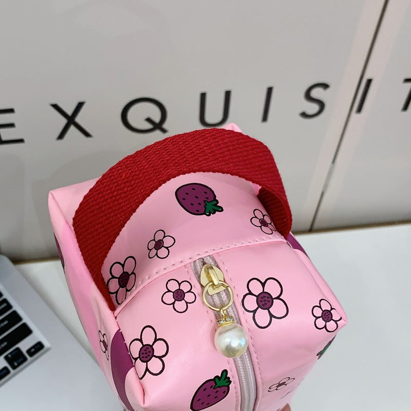 Portable Niche Large Capacity Cute Skin Care Handbags