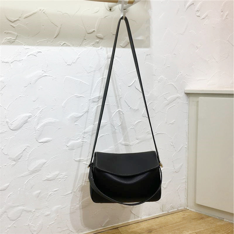 Women's Homemade Niche Retro Flip Pillow Bags