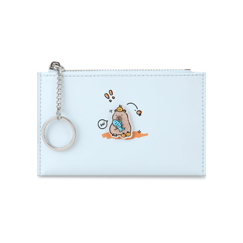 Creative Popular Cute Cartoon Anime Capybara Card Holder