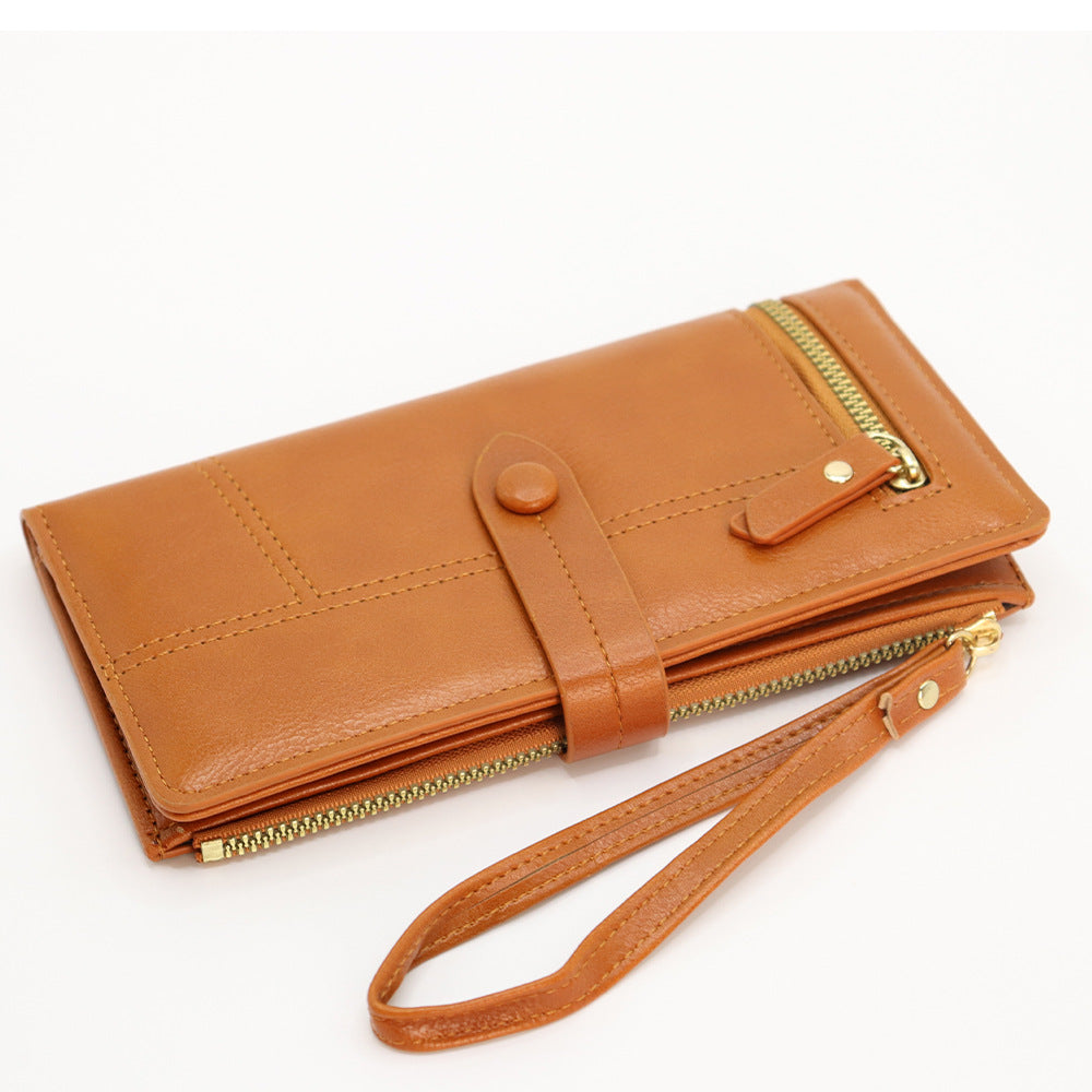 Women's Fresh Sweet Two-fold Long Multiple Slots Purses