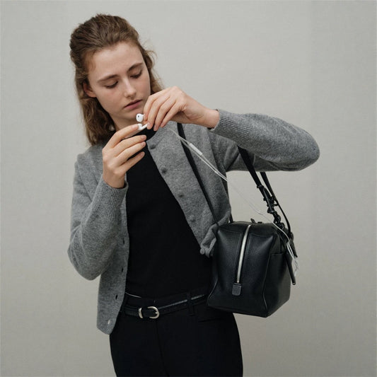 Women's Underarm Toast Cowhide Full Grain Leather Armpit Bags