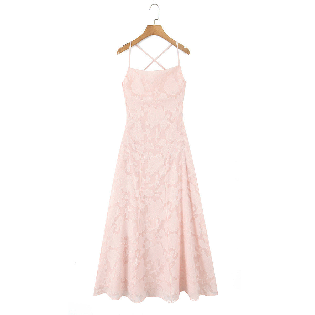 French Retro Fashion Tube Backless Temperament Large Dresses