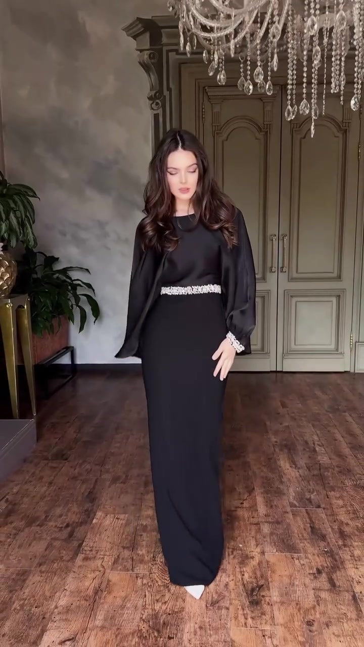 Women's Autumn Soft Gorgeous Fashion Long Sleeve Dresses