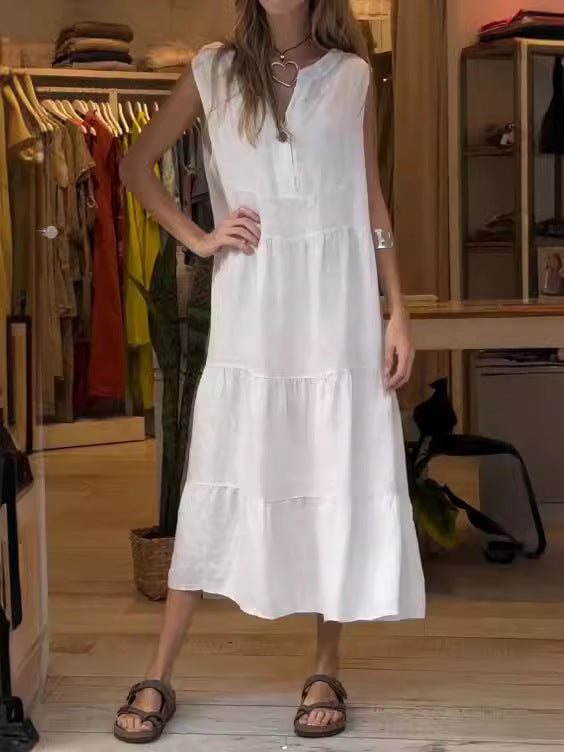 Durable Casual Women's Cotton Linen Long Clothing