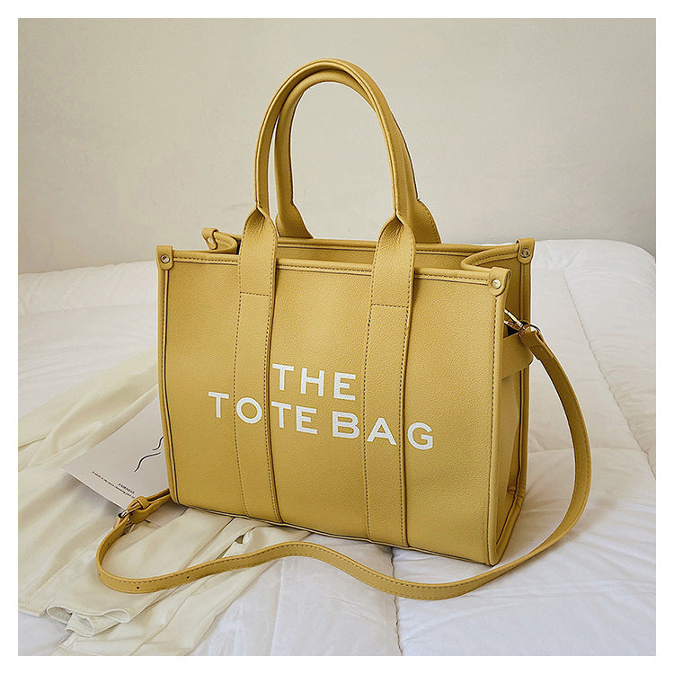 Women's Large Capacity Fashion Single Letter Shoulder Bags