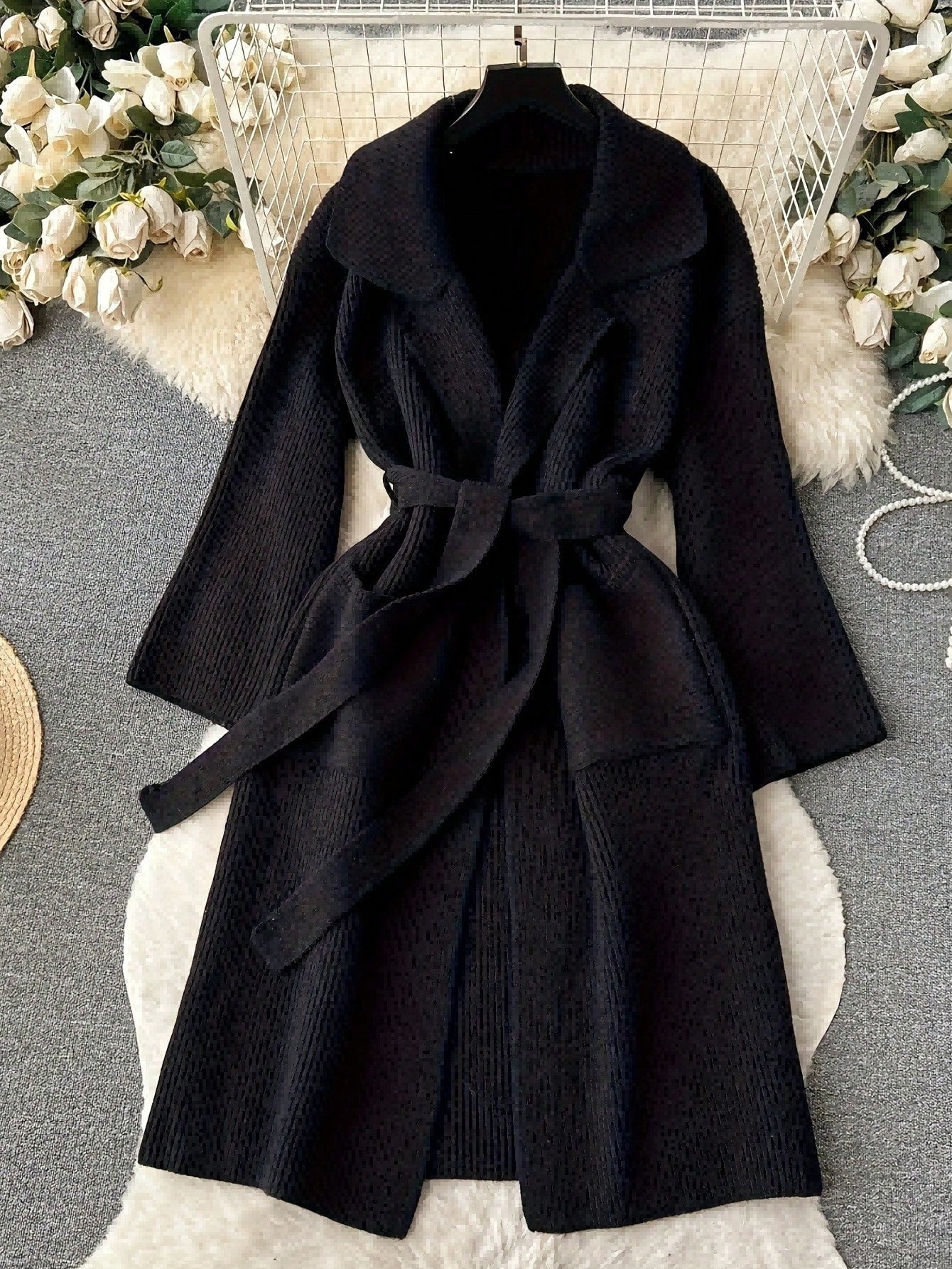 Women's Elegant Simple Long Fashion Knitted Knitwear