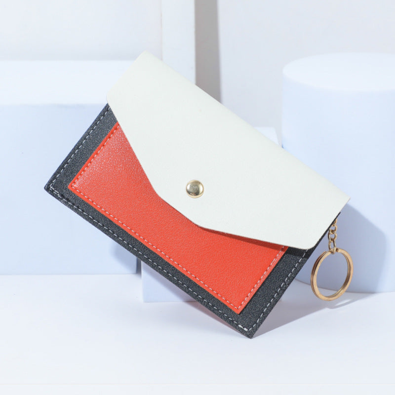 Contrast Color Multiple Slots Company Gift Card Holder