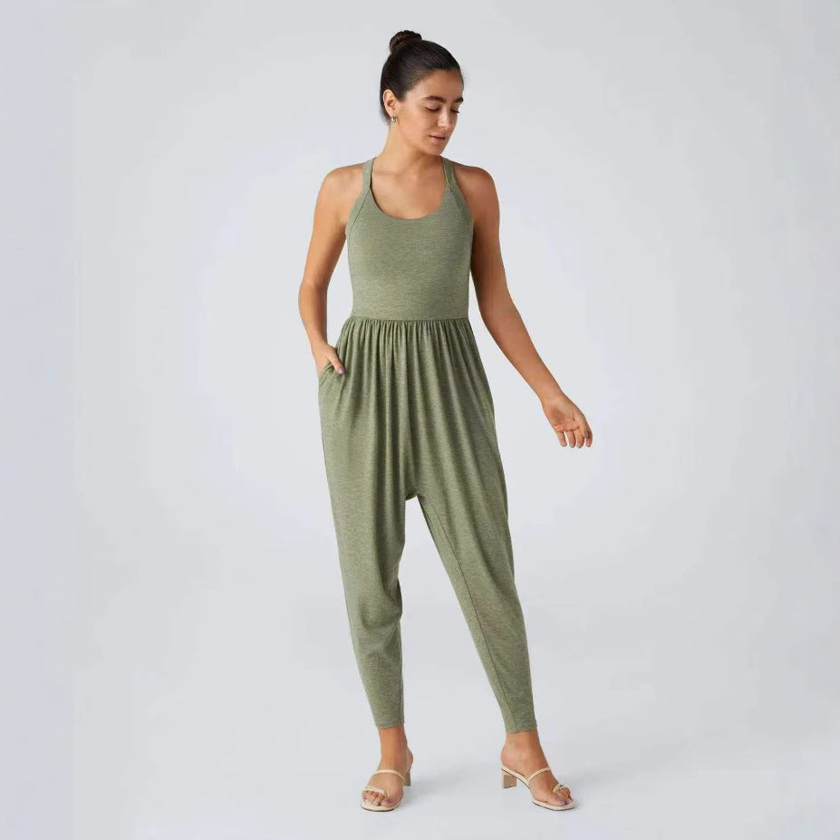 Popular Classy Casual Women's Sleeveless Sexy Women's Jumpsuit/clothing
