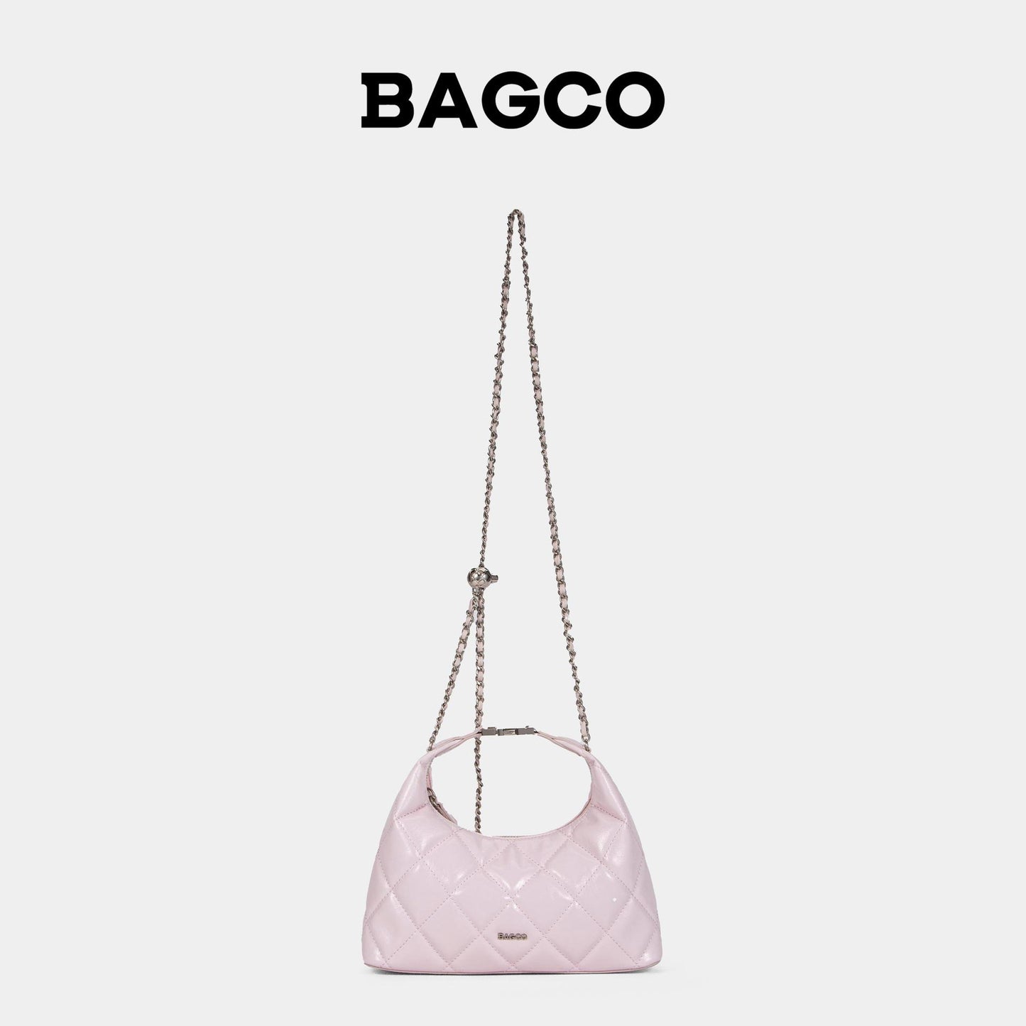 Versatile Style Diamond Plaid Chain Hand Handbags