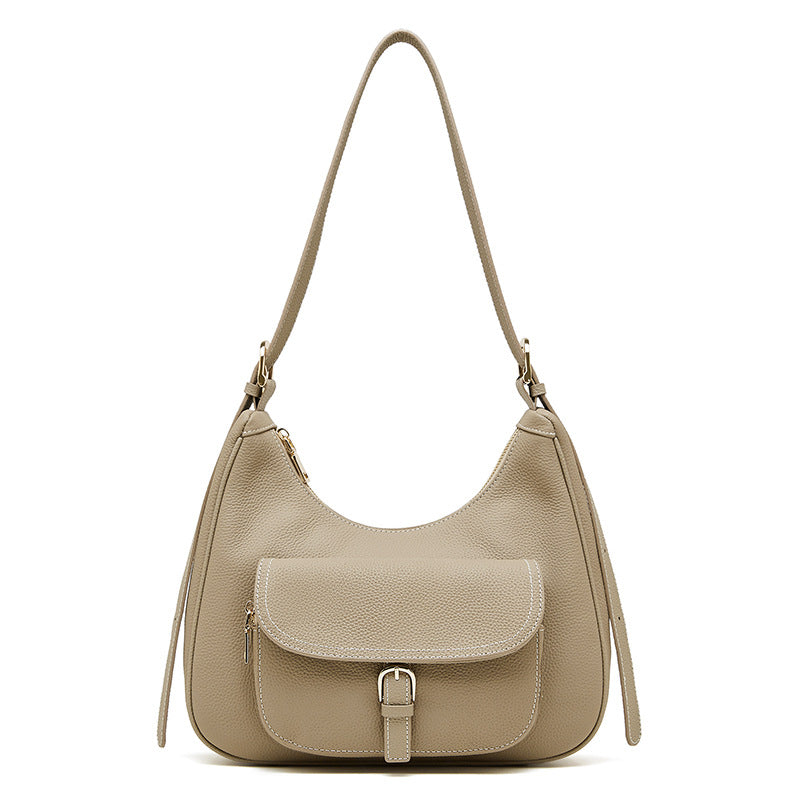 Women's For Large Capacity Saddle Leather Armpit Bags