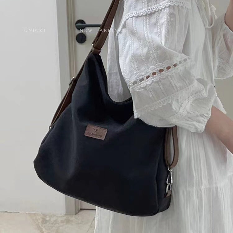 Women's Class Canvas Summer Large Capacity Commuter Crossbody Bags