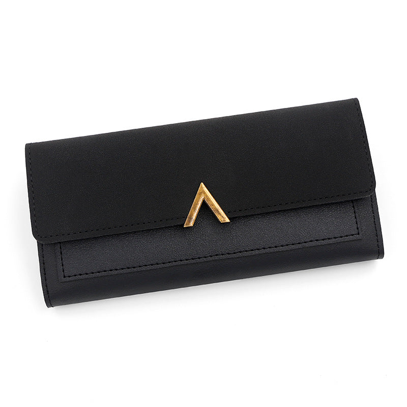 Women's Glamorous Fashion Simple Long Clutch Ladies Wallets