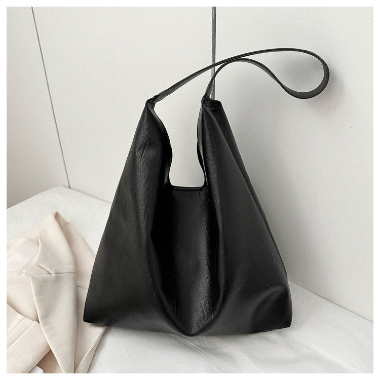 Women's Large Capacity Winter Korean Texture Trendy Tote Bags