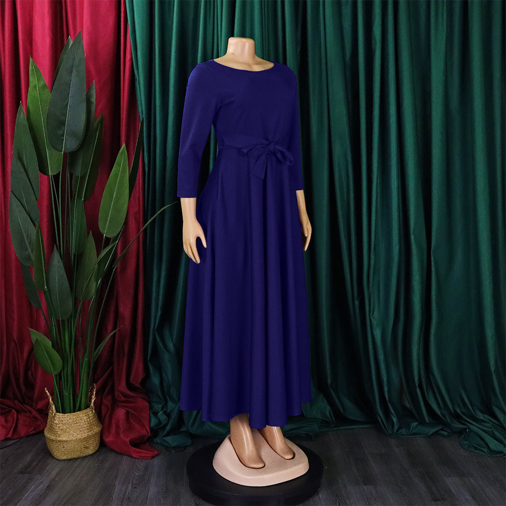 Women's Dress Mid-length Large Swing Elegant Fashion Dresses
