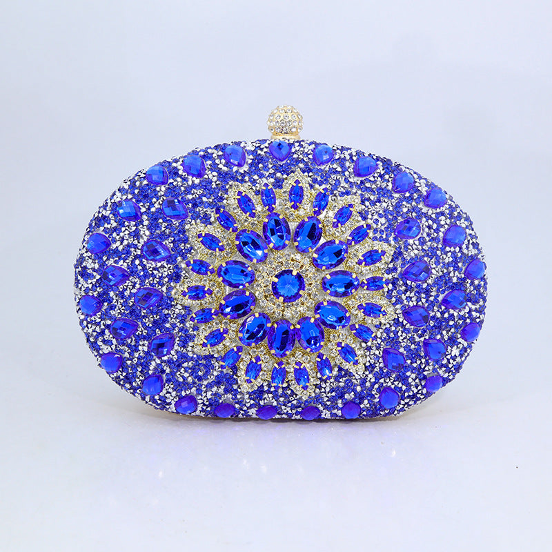 Women's Sunflower Diamond Cheongsam Formal Dress Evening Bags