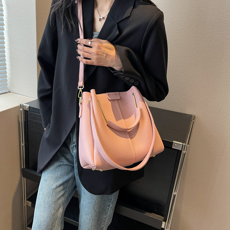 Women's Popular Summer Korean Textured Portable Crossbody Bags
