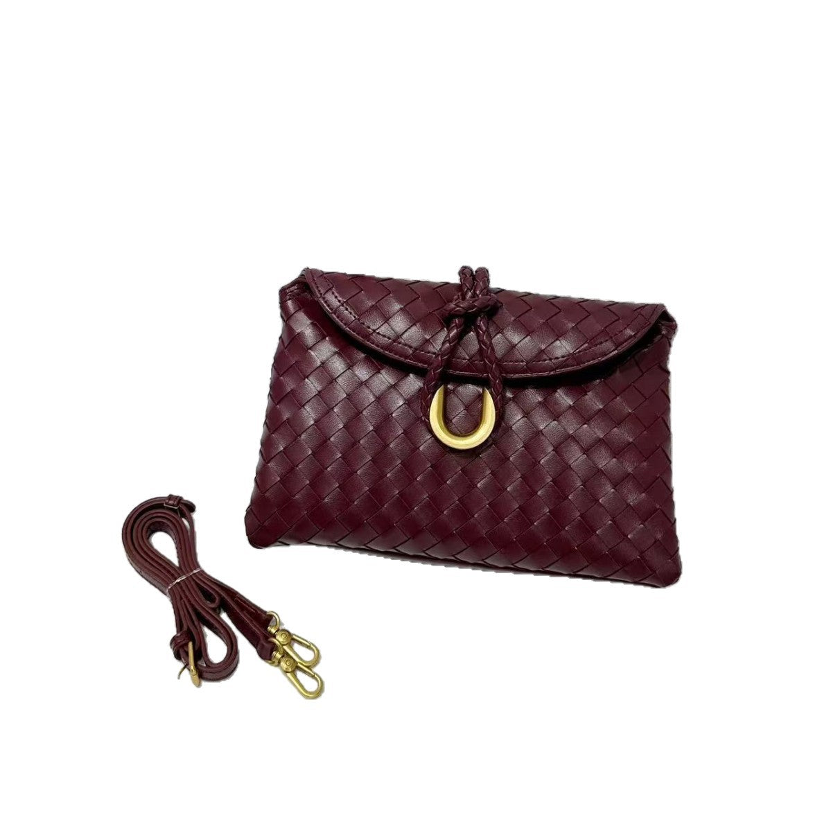 Casual Beautiful Classic Woven Dinner Envelope Small Square Bags