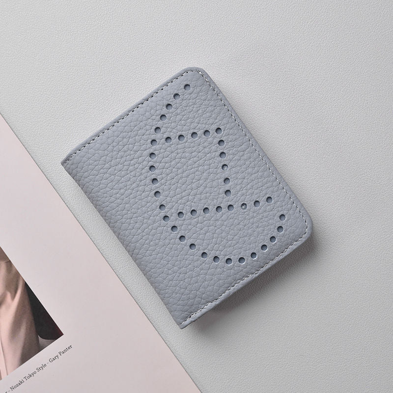 Women's Short Compact Bank Driving License Lightweight Ladies Wallets