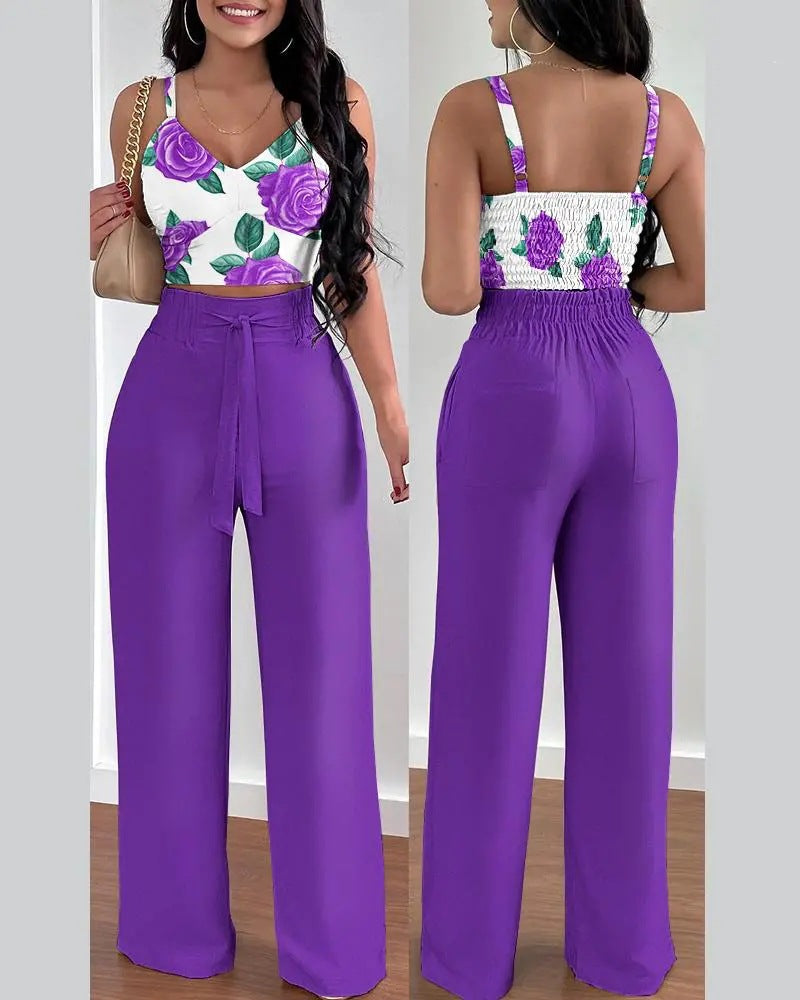 Women's Spring Sweet Style Fresh Polyester Small Fashion Casual Suit