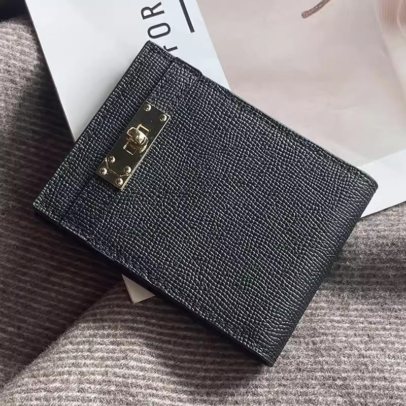 Women's Motor Vehicle Driving License Leather Certificate Card Holder