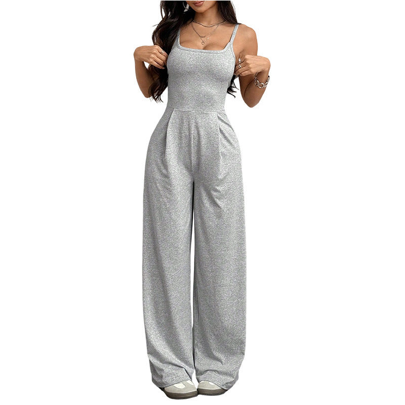 Women's Street Hipster Sling Thin High Waist Women's Jumpsuit/clothing