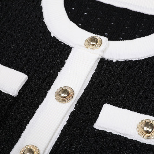High Quality Long Sleeve Lady Knitted Suits