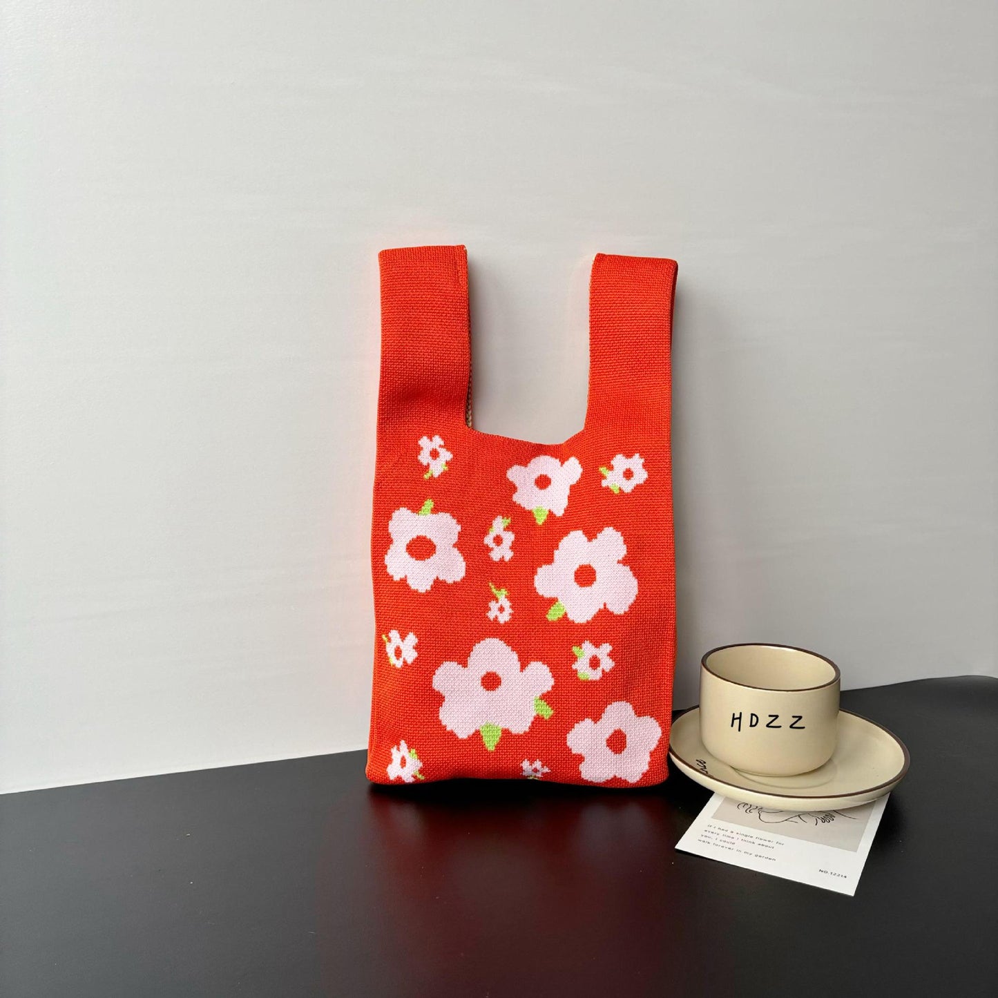 Cartoon Wrist Large Capacity Minority Hand Handbags
