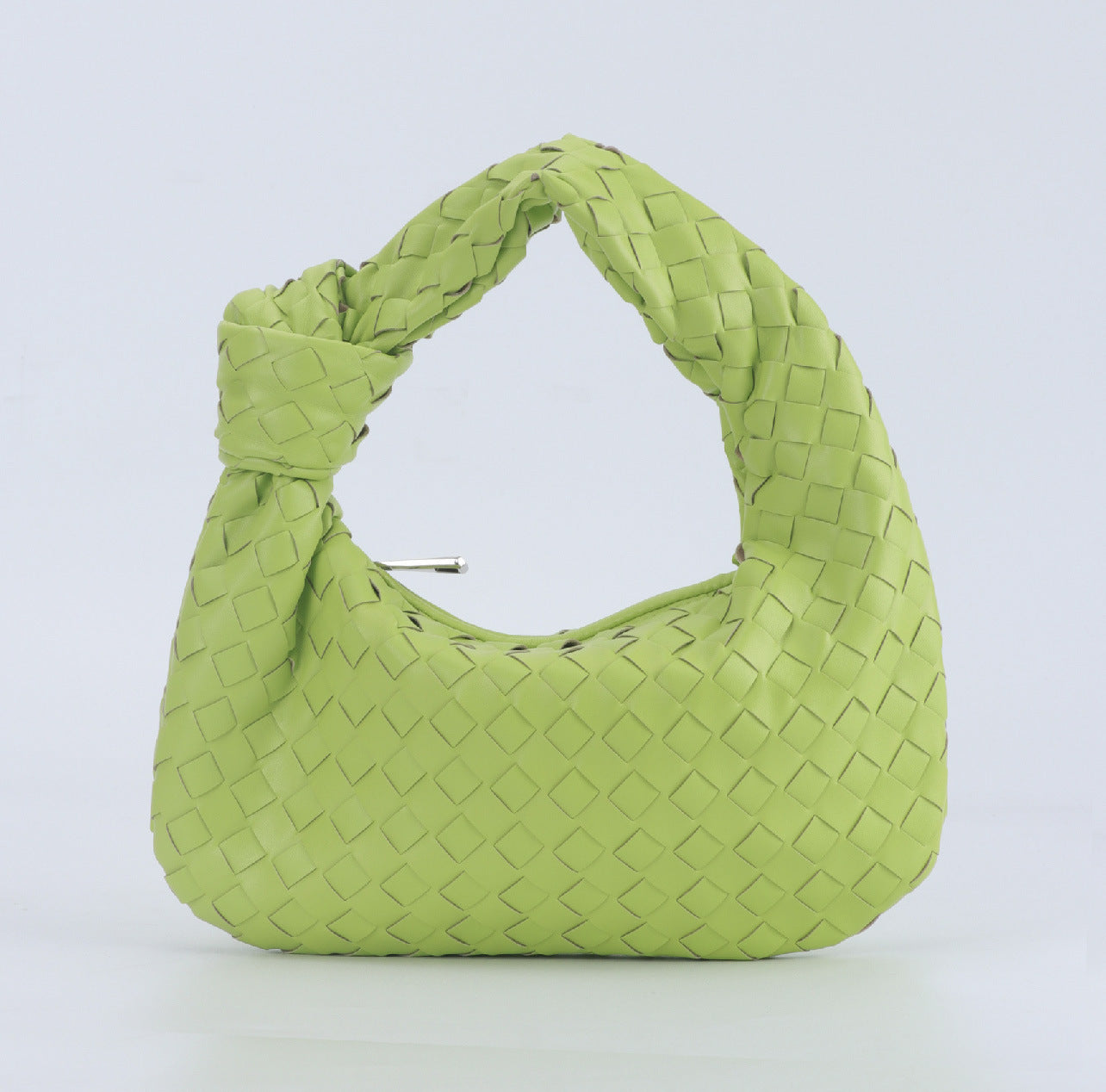 Woven Popular Horn Knotted Portable Underarm Handbags