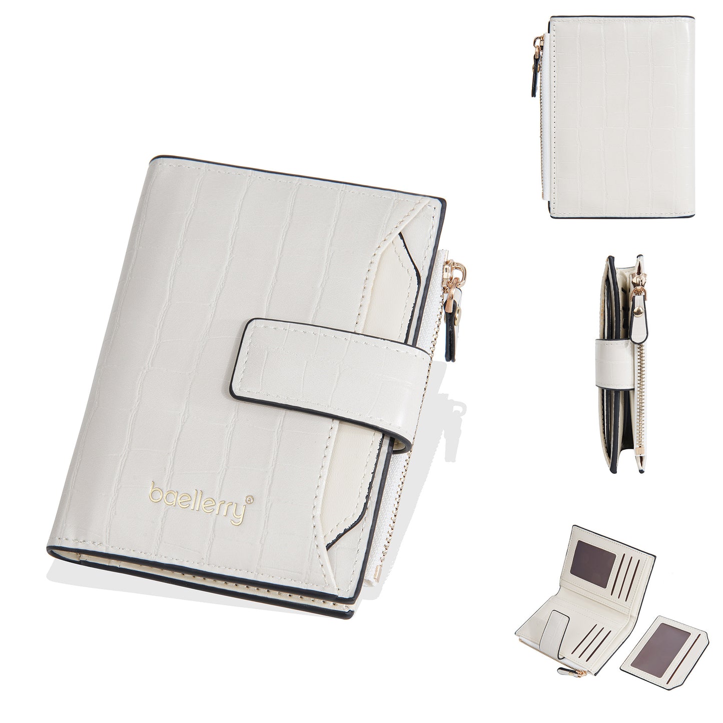 Women's Short Minimalist Multiple Slots Car Drawing Ladies Wallets