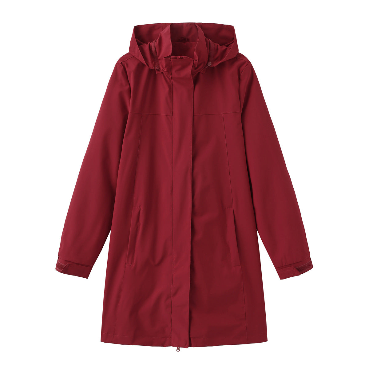 Women's Windbreaker Solid Color Long Sleeve Thin Coats