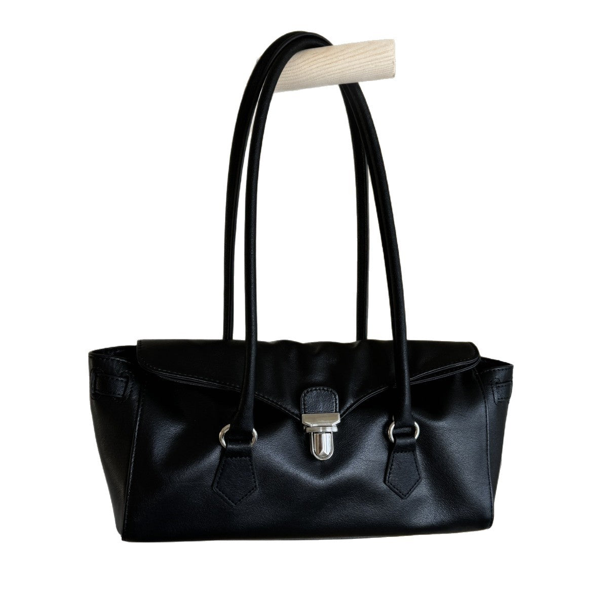 Women's Genuine Leather Niche Boston Bowling Armpit Bags