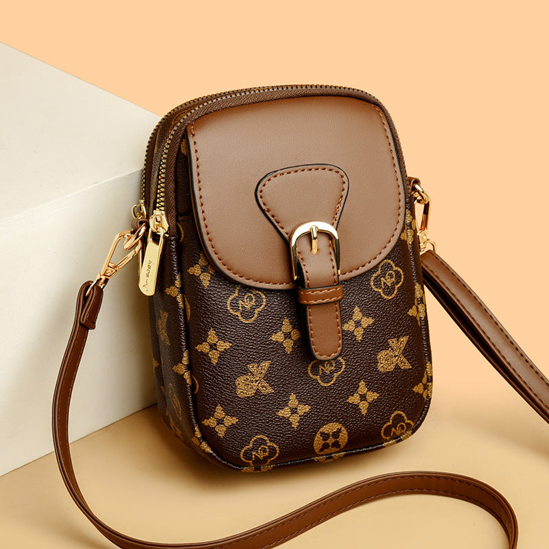 Women's Mini Mobile Fashion Soft Leather Versatile Phone Bags