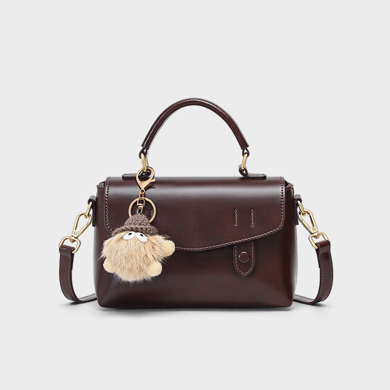 Classic Women's Genuine Leather High Sense Crossbody Bags