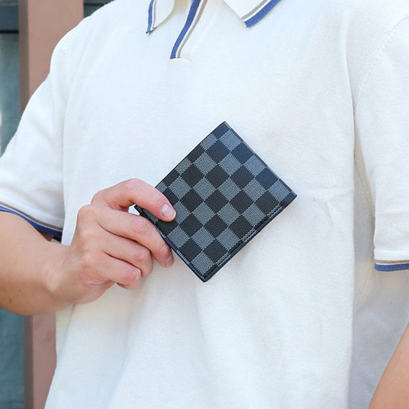 Men's Plaid Trendy Korean Style Daily Street Men's Shoulder Bags