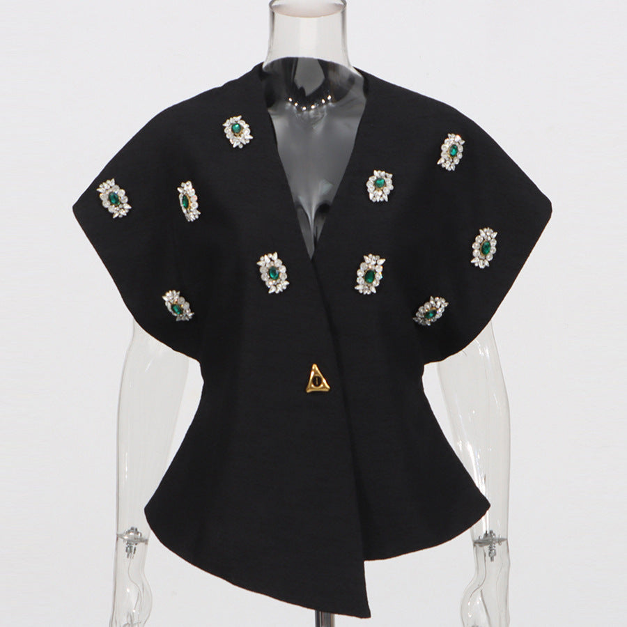 Women's French Sexy Deep V Autumn Elegant Coats